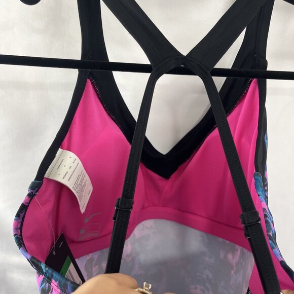 Nike NWT Multicoloured Splashy Tankini Top Women's Size L - Picture 6 of 9